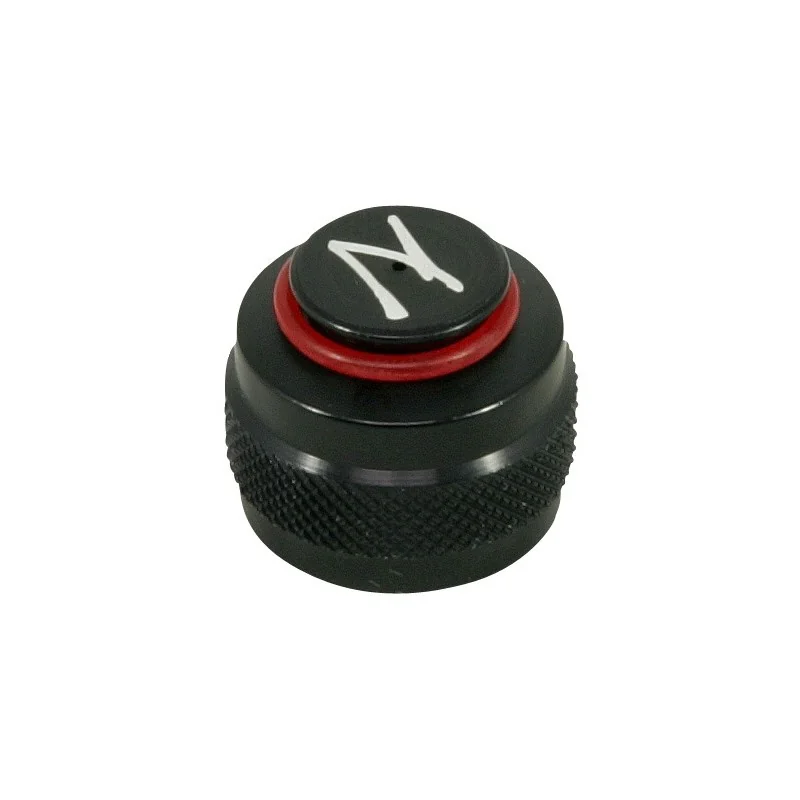 BOUCHON PROTEGE VALVE NINJA ALU NOIR (+joint)