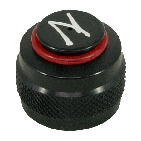 BOUCHON PROTEGE VALVE NINJA ALU NOIR (+joint)