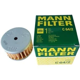 FILTRE À AIR MANN ET HUMMEL C64/2 POUR COMPRESSEUR BAUER PE-100, JUNIOR, OCEANUS