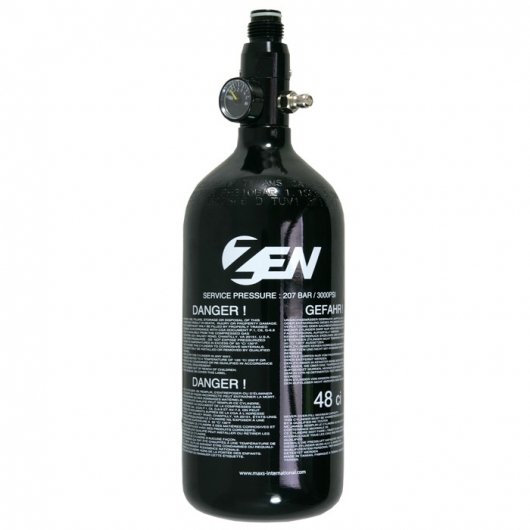 BOUTEILLE AIR ZEN ALU 0.8L + REGULATEUR 200BAR