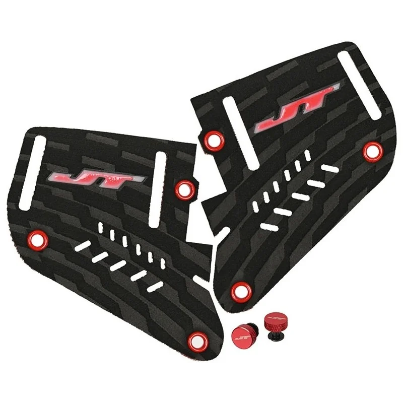 Oreillettes JT Proflex Inline Black/Red (Avec Vis Sans Outils)