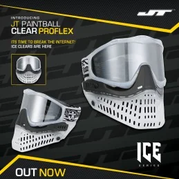 Masque JT Spectra Proflex Thermal SE Ice Clear (avec Écran Mirror Chrome)