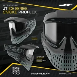 Masque Jt Spectra Proflex Thermal Se Ice Smoke (Avec Écran Mirror Chrome)