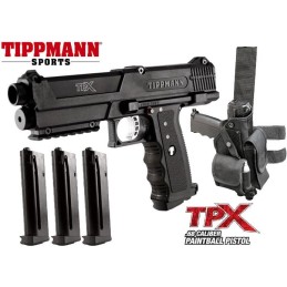 PACK LANCEUR TIPPMANN TiPX 2.0 DELUXE NOIR (holster+3chargeurs)