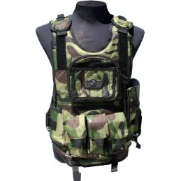 GILET TACTICAL DELUXE GXG CAMO WOODLAND