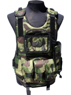 GILET TACTICAL DELUXE GXG CAMO WOODLAND