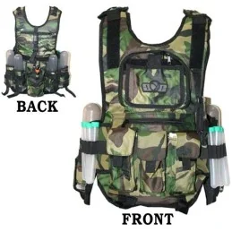 GILET TACTICAL DELUXE GXG CAMO WOODLAND