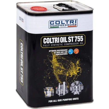 Huile compresseur synthétique Coltri ST755 (5L)