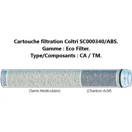 Cartouche de Filtration Coltri Eco Filter CA/TM pour MCH6/ICON/EOLO