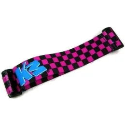 STRAP KM CHECKERS PINK/BLACK