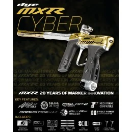 Lanceur Dye MXR PGA Cyber Gold/Black (Cal.68)