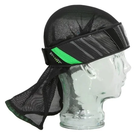 HEADWRAP SLY NOIR/NEON GREEN