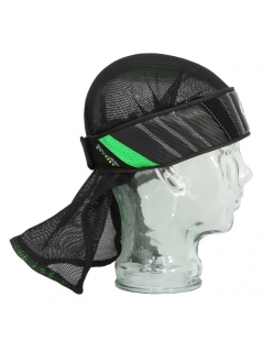 HEADWRAP SLY NOIR/NEON GREEN