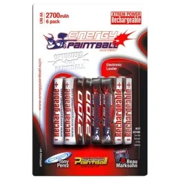 ACCU. ENERGY PAINTBALL 1.5V LR6 AA NIMH 2700 mAh (X6)