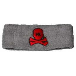 SWEATBAND HK ARMY SKULL GRIS/ROUGE