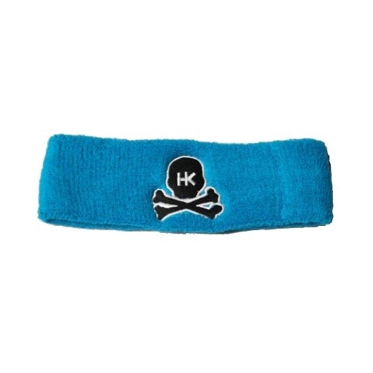 SWEATBAND HK ARMY SKULL BLEU CIEL/NOIR