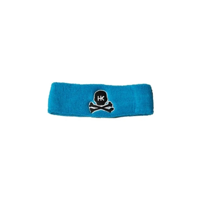 SWEATBAND HK ARMY SKULL BLEU CIEL/NOIR