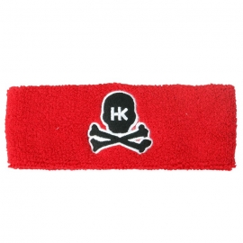 SWEATBAND HK ARMY SKULL ROUGE/NOIR