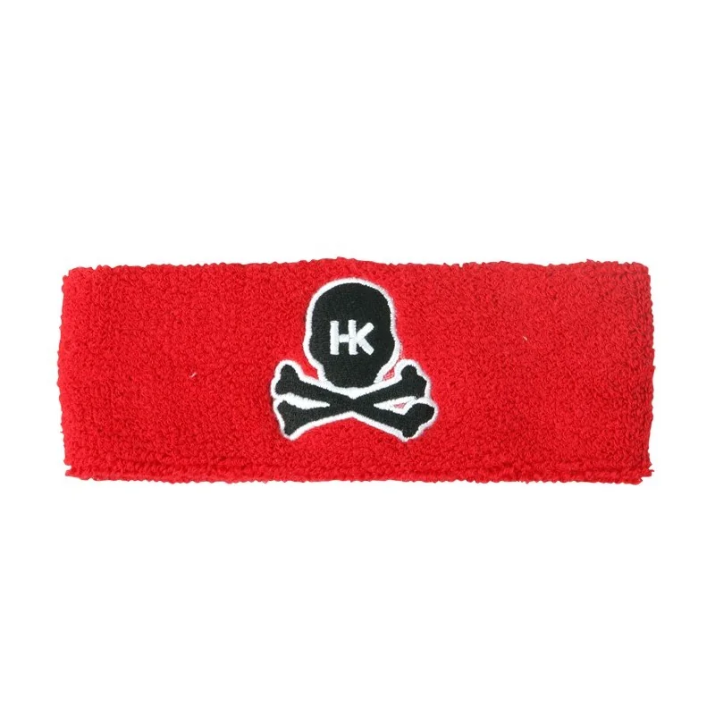 SWEATBAND HK ARMY SKULL ROUGE/NOIR