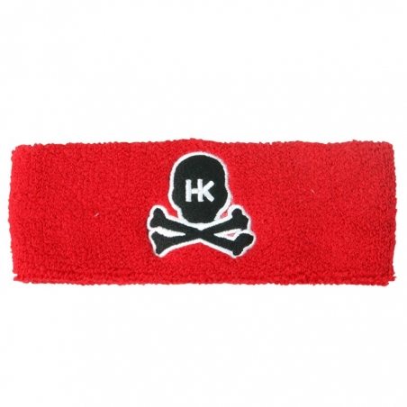 SWEATBAND HK ARMY SKULL ROUGE/NOIR