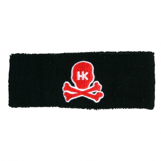 SWEATBAND HK ARMY SKULL NOIR/ROUGE