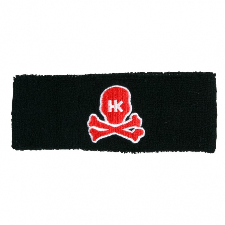 SWEATBAND HK ARMY SKULL NOIR/ROUGE