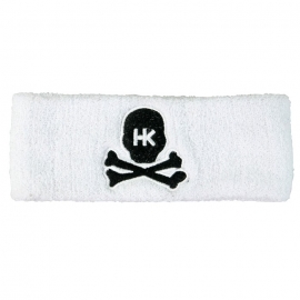 SWEATBAND HK ARMY SKULL BLANC/NOIR