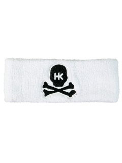 SWEATBAND HK ARMY SKULL BLANC/NOIR