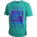 T-SHIRT PLANET ECLIPSE FADE TEAL