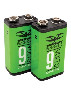 PILE ALKALINE VALKEN 6LR61 9V (Pack de 2)