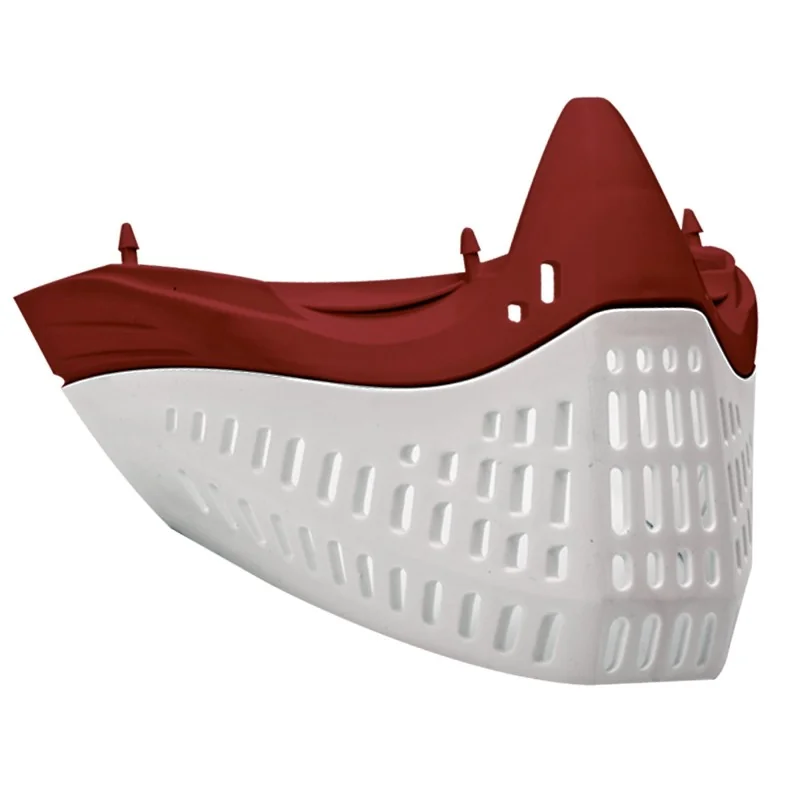 BAS DE MASQUE EMPIRE FACEPLATE E-FLEX ROUGE/BLANC