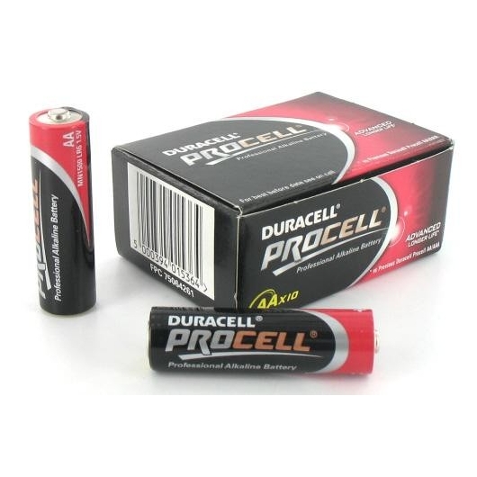 PILES DURACELL PROCELL 1,5V AA (X10)