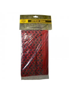 ECHARPE SHEMAGH VALKEN ULTRA-LEGER ROUGE/NOIR