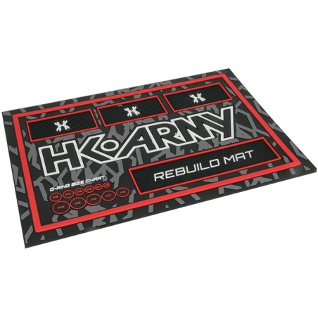 TAPIS TECHNICIEN HK ARMY BLACK/RED