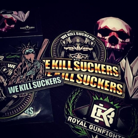 PACK STICKERS BUNKERKINGS (8pcs)