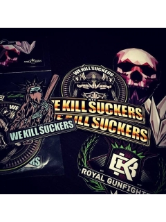 PACK STICKERS BUNKERKINGS (8pcs)