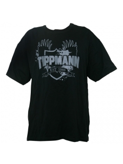 T-SHIRT TIPPMANN COAT OF ARMS NOIR