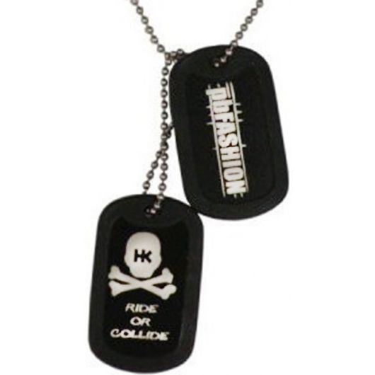 PENDENTIF DOG TAGS HK ARMY NOIR