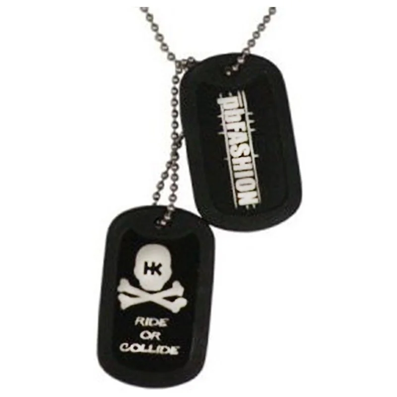 PENDENTIF DOG TAGS HK ARMY NOIR