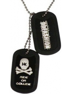 PENDENTIF DOG TAGS HK ARMY NOIR