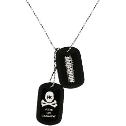 PENDENTIF DOG TAGS HK ARMY NOIR