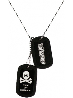 PENDENTIF DOG TAGS HK ARMY NOIR