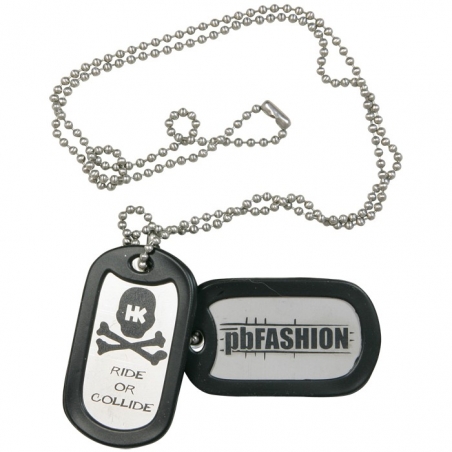 PENDENTIF DOG TAGS HK ARMY SILVER