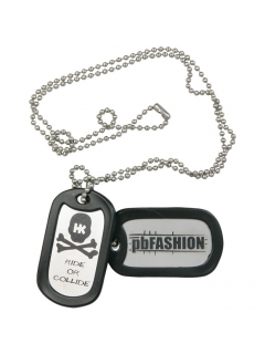 PENDENTIF DOG TAGS HK ARMY SILVER