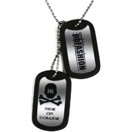 PENDENTIF DOG TAGS HK ARMY SILVER