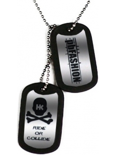 PENDENTIF DOG TAGS HK ARMY SILVER