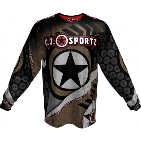 JERSEY G.I. SPORTZ CHALLENGER BRUN (Face avant)