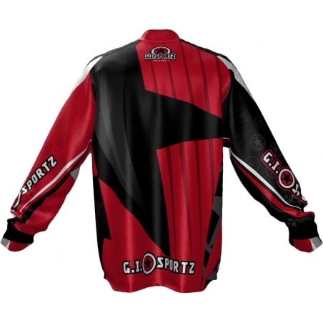 JERSEY G.I. SPORTZ CHARGER PADDED PRO ROUGE/NOIR