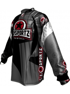 JERSEY G.I. SPORTZ CHARGER PADDED PRO GRIS/NOIR