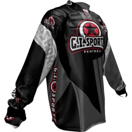 JERSEY G.I. SPORTZ CHARGER PADDED PRO GRIS/NOIR